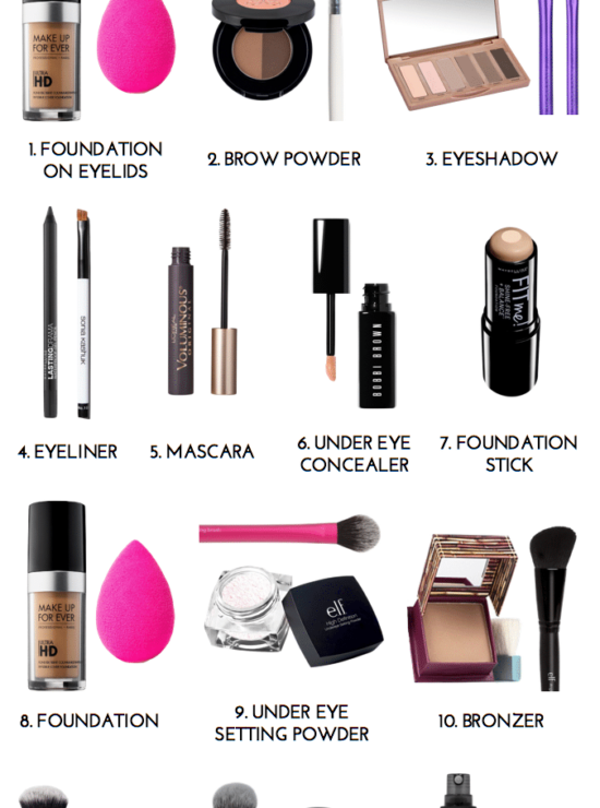 dailymakeuproutinedrugstoreandhigherend
