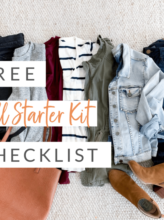 Fall Starter Kit Wardrobe Checklist