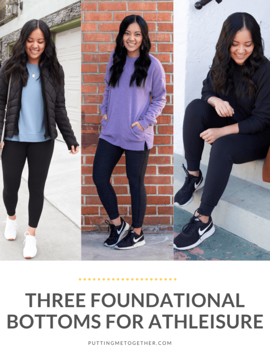Three Bottoms for Base of Athleisure Outfits
