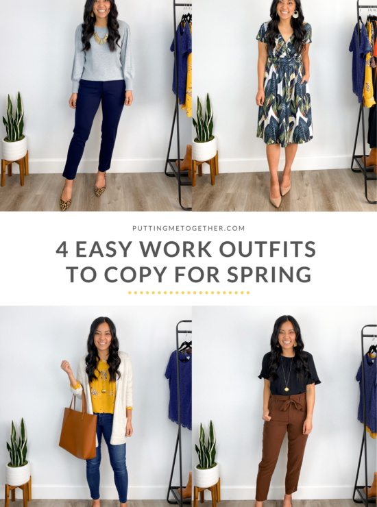 4 Easy Outfits to Wear to Work this Spring