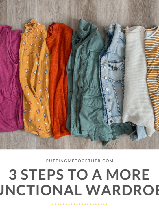 Three Steps to a Functional Wardrobe