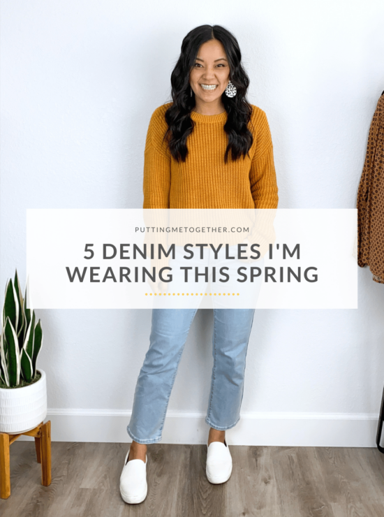 Five Denim Styles To Wear in the Spring