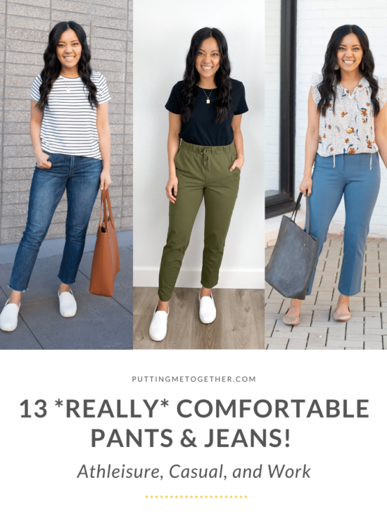 super comfy pants for work, athleisure, and casual