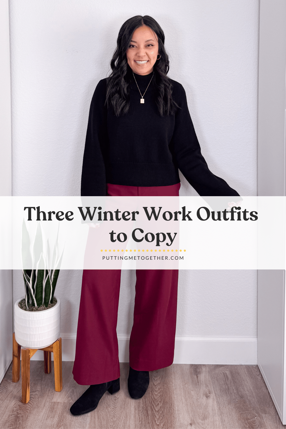 winter work outfits to copy as you go back to work + easy winter work outfits + putting me together