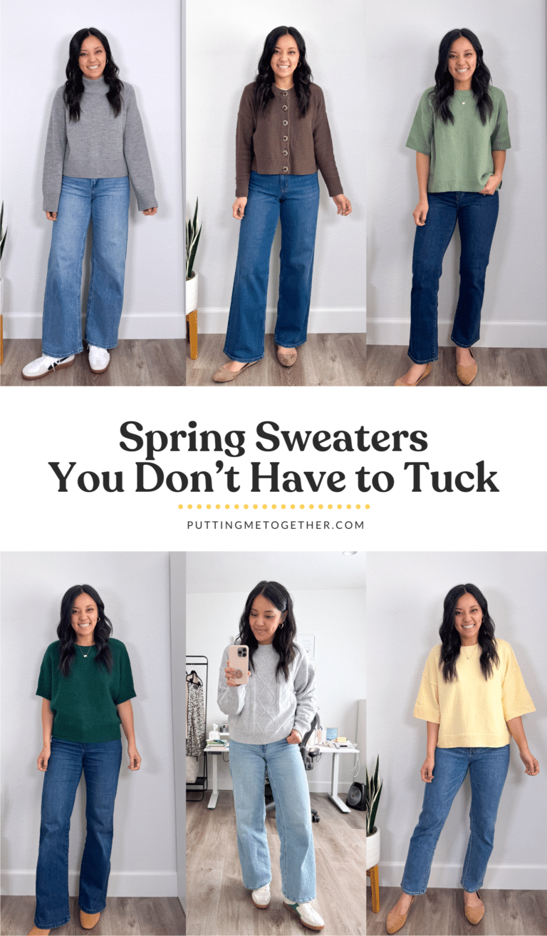 Spring Trap Sweater 11 Spring Sweaters You Don't Have to Tuck - Putting Me Together
