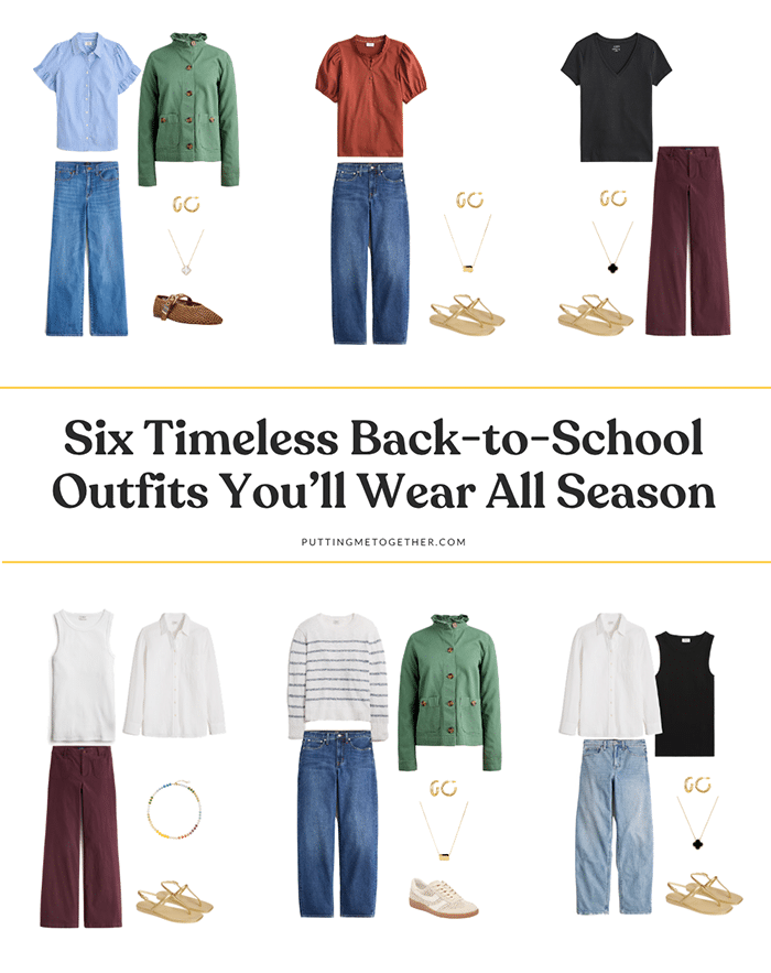 6 Timeless Back to School Outfits for Moms Over 40 Putting Me Together