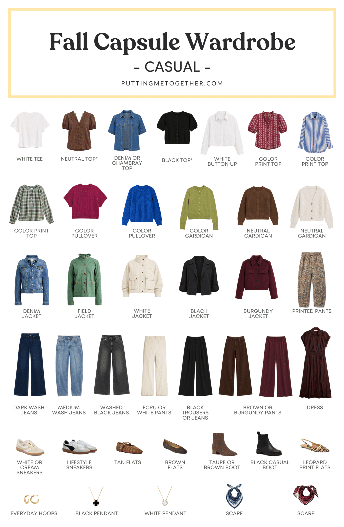 fall 2026 capsule wardrobe + Fall 2026 Capsule Wardrobe: 27 Pieces for 100 Easy Outfits + putting me together