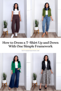 How to Dress Up a T-Shirt: Easy Styling Tips How to Dress up a T-Shirt and Dress It Down Putting Me Together